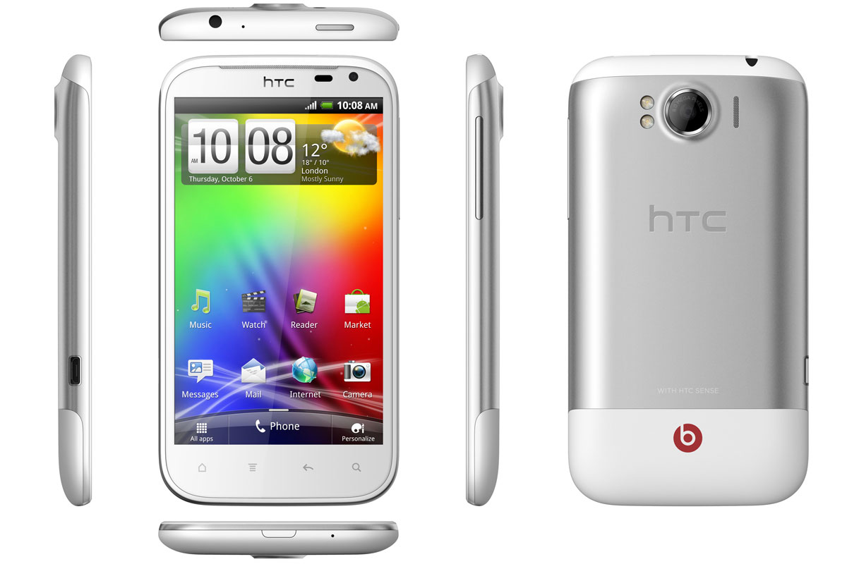 Specifications of HTC Sensation XL (White Silver)